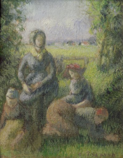 Scena rustica da Camille Jacob Pissarro